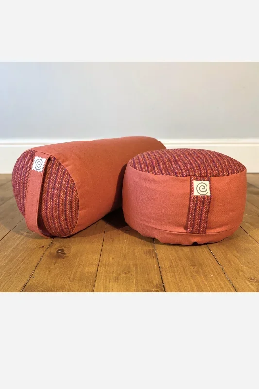 Scottish Duo - Yoga Bolster & Meditation Cushion Set