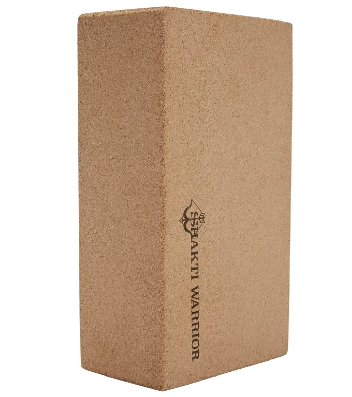 Shakti Warrior Surya Cork Yoga Block