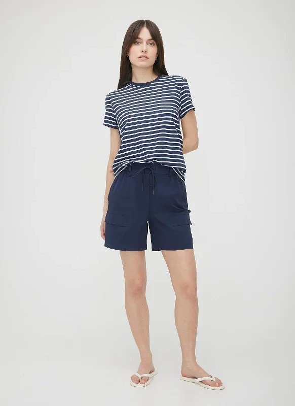 Navy/Bright White Stripe