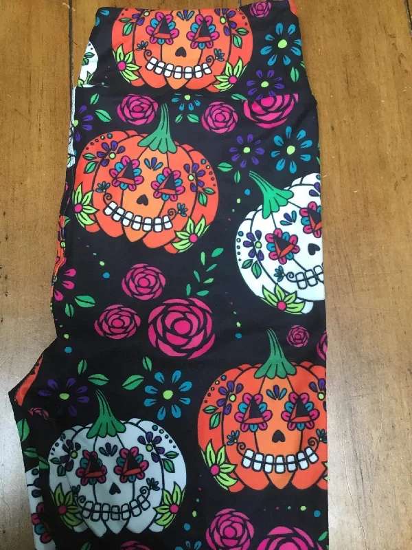 Sugar Skull Pumpkins Plus