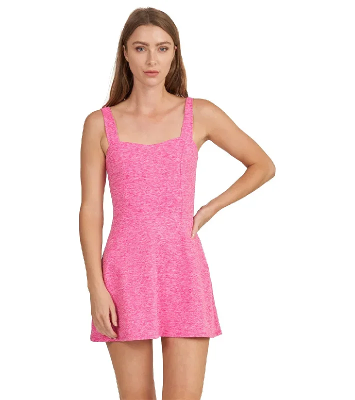 Thrive Societe Sweetheart Tennis Dress Heather Raspberry