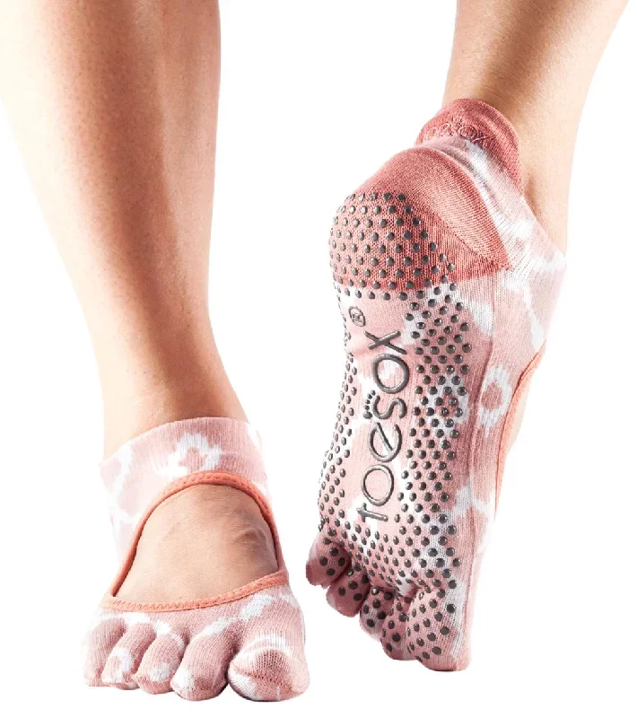 Toesox Bellarina Full-Toe Yoga Grip Socks Shine