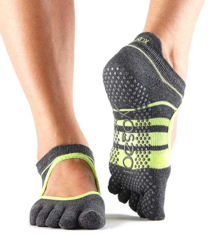 Toesox Bellarina Full-Toe Yoga Grip Socks Varsity