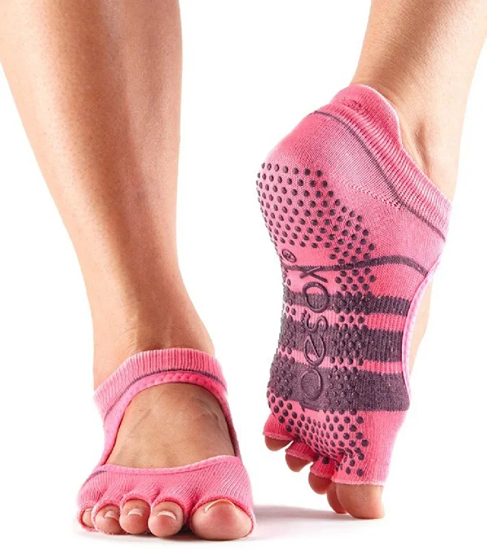 Toesox Bellarina Half-Toe Yoga Grip Socks Derby