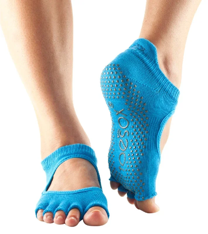 Toesox Bellarina Half-Toe Yoga Grip Socks Skydiver