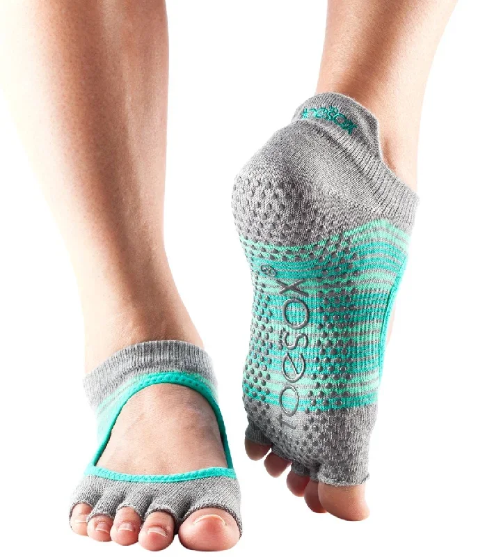 Toesox Bellarina Half-Toe Yoga Grip Socks Swell