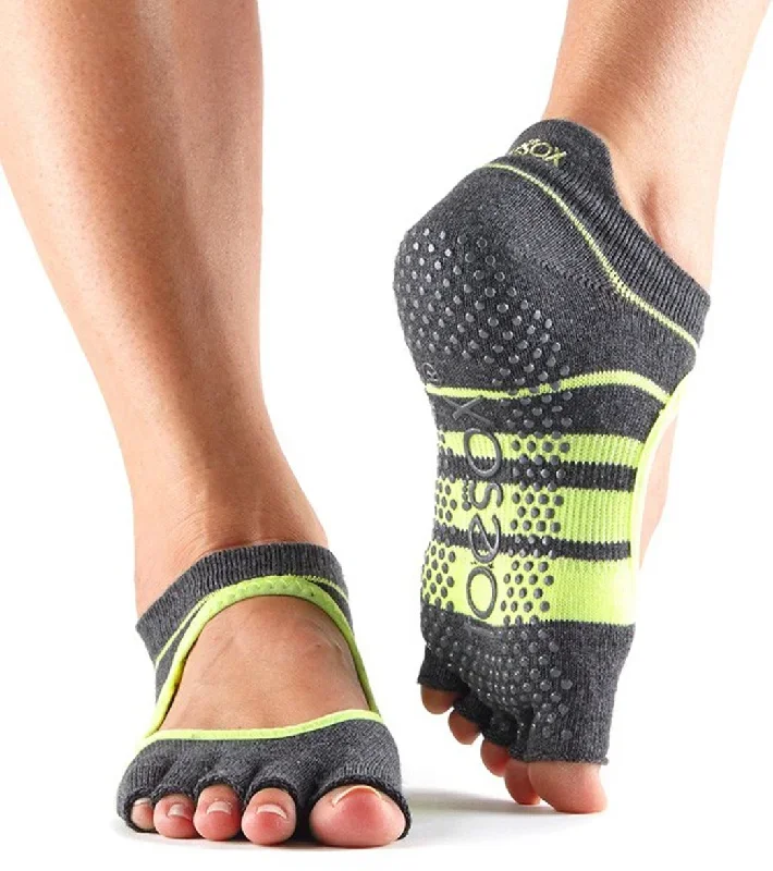 Toesox Bellarina Half-Toe Yoga Grip Socks Varsity