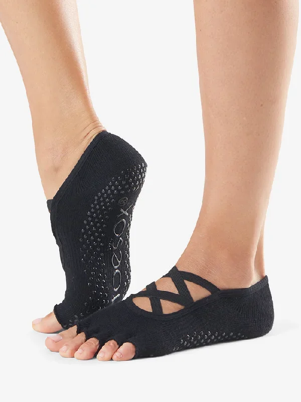 Toesox Half Toe Elle - Black