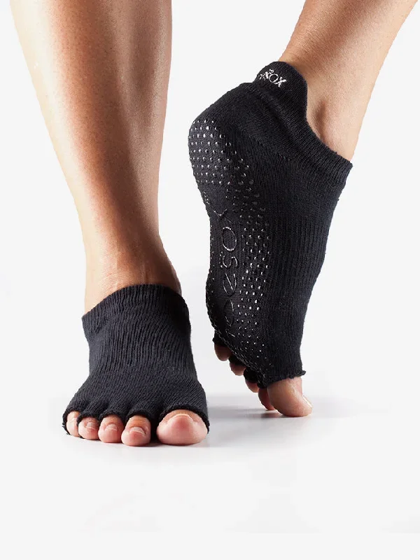 ToeSox Half Toe Low Rise - Black