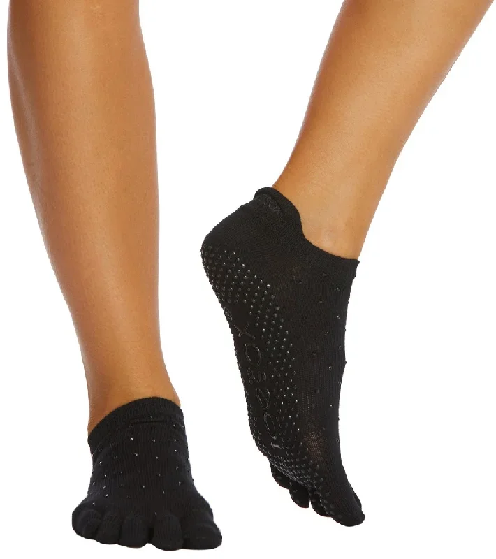 Toesox Low Rise Full-Toe Yoga Grip Socks Nightlife