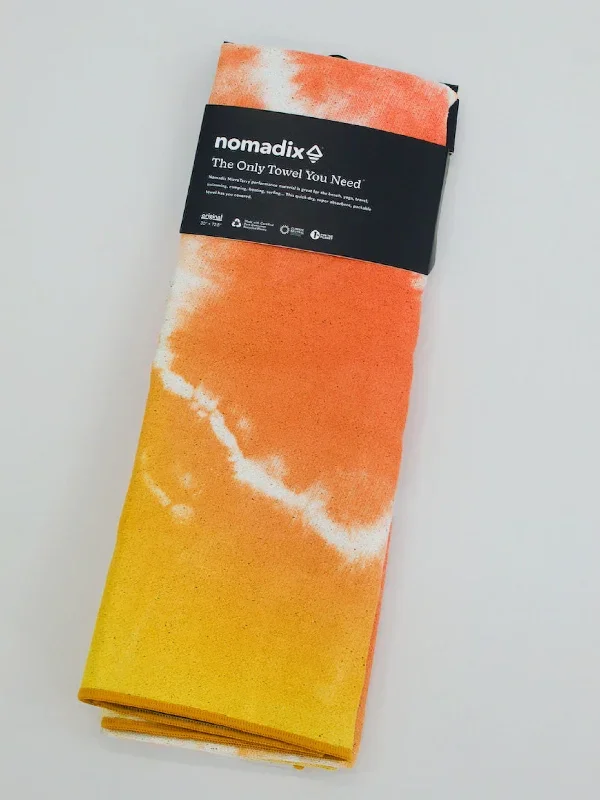 Nomadix X CorePower Yoga Orange Tie Dye Towel