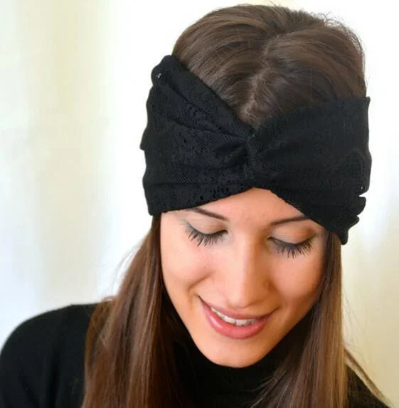 Women Stretch Lace Headband