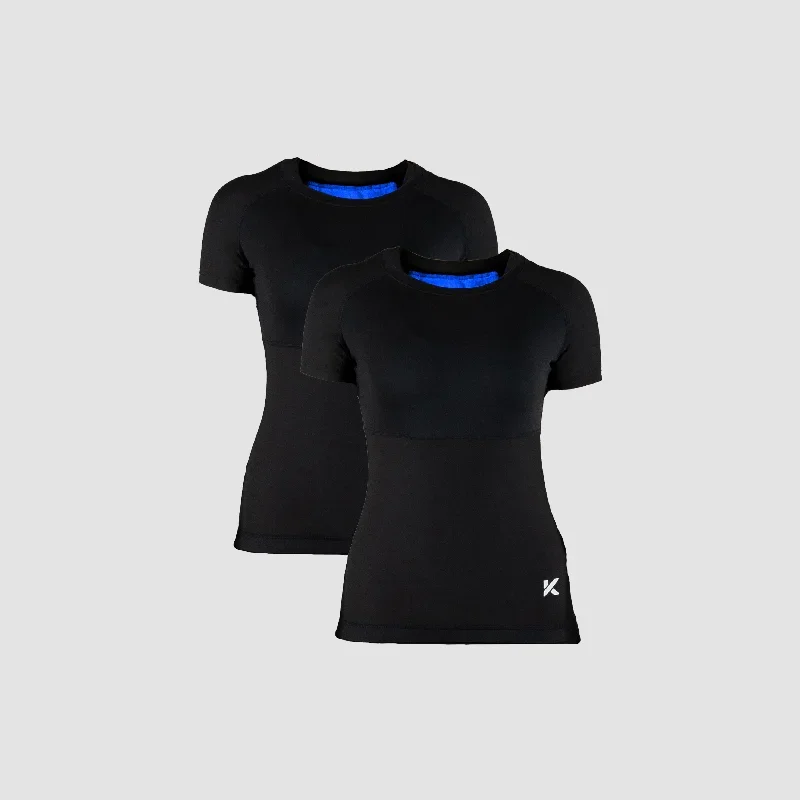 Women's Sauna Shirt 2-Pack Black