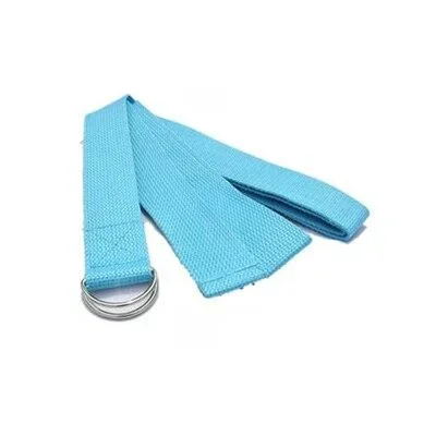 Yoga D ring strap blue