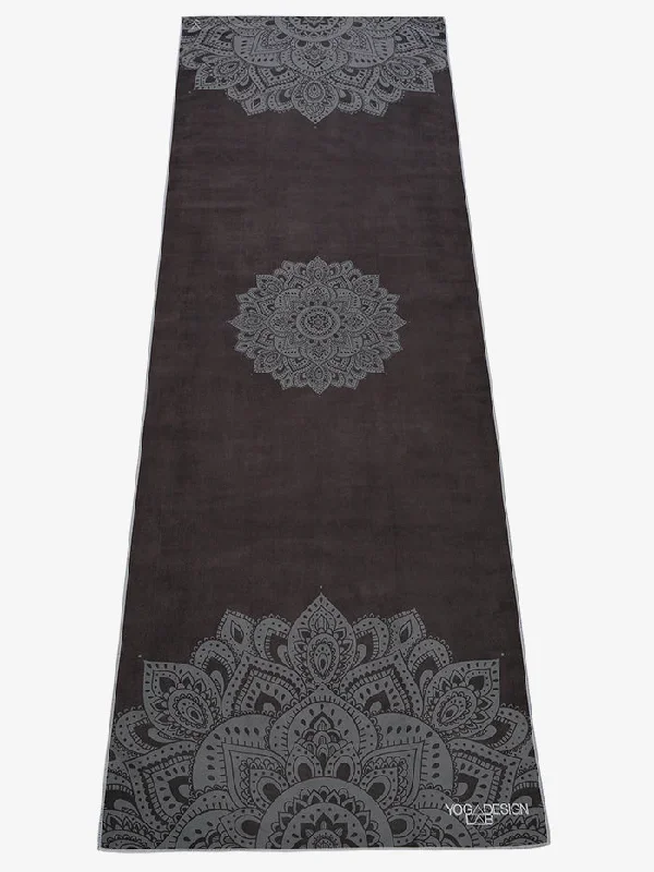 Yoga Design Lab Mat Towel - Mandala Black