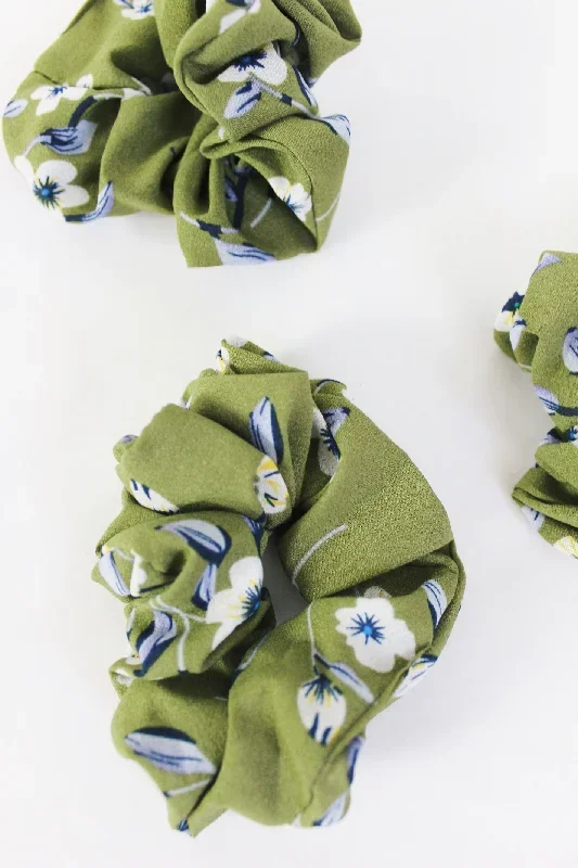 youre-cute-floral-scrunchie-khaki